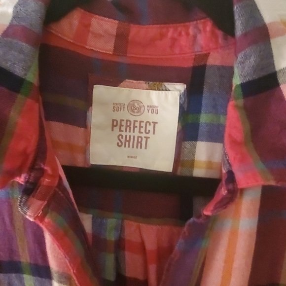 🦋 Women's Perfect shirt button down relaxed fit Cowgirl Style - Picture 2 of 4